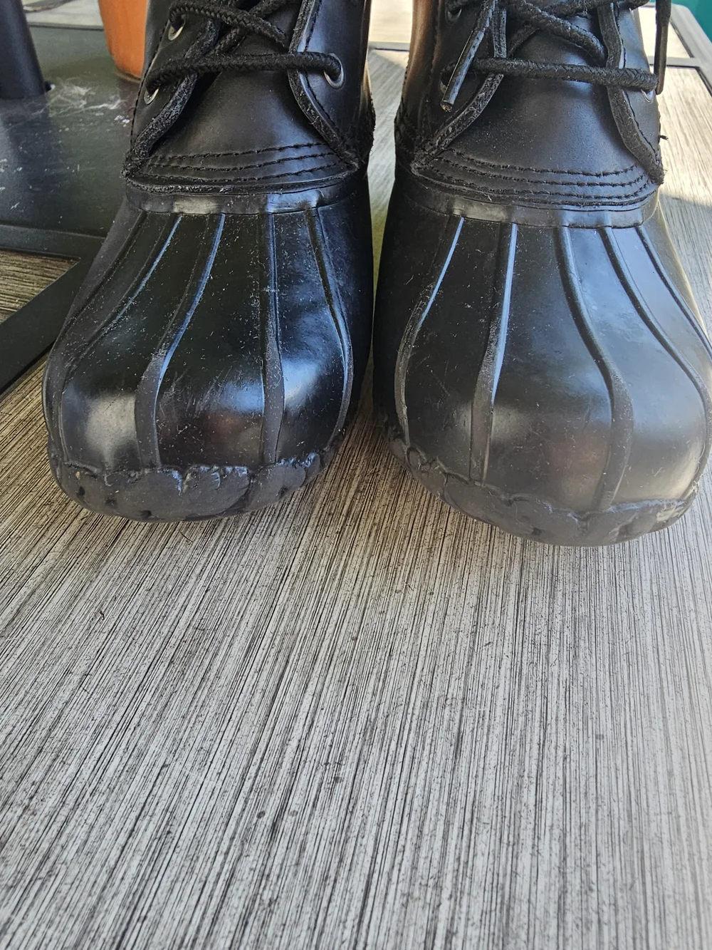 Polo Ralph Lauren Boys Ewan Duck Boots Triple Black Youth Size 4 Play Condition